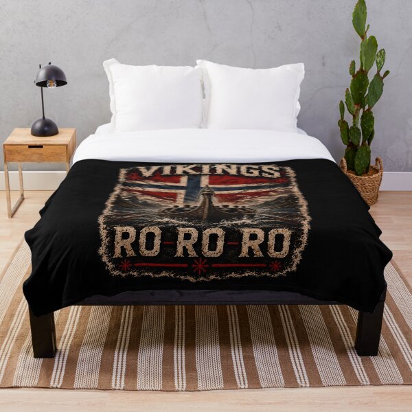 Item preview, Vikings RO RO RO Norway Viking Longship Nordic Heritage Design designed and sold by R3X .
