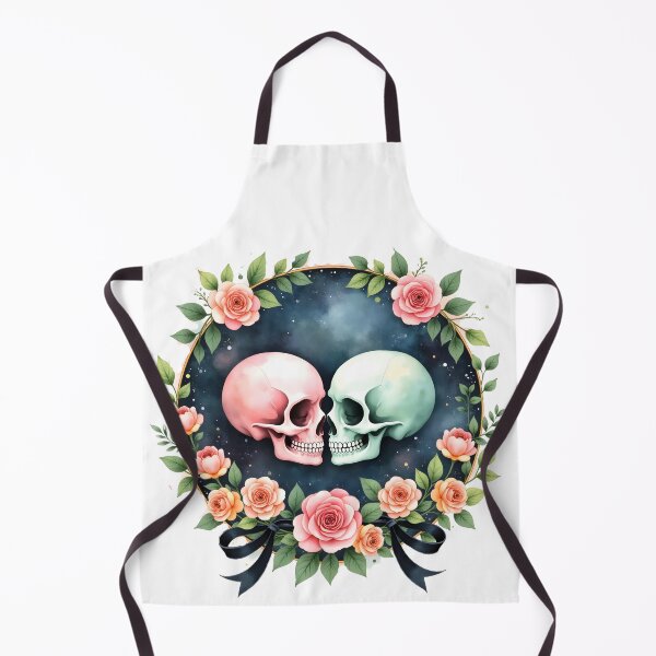 Item preview,  Pastel Gothic Skulls Till Death Do Us Part Floral Design designed and sold by Starlett Designs.