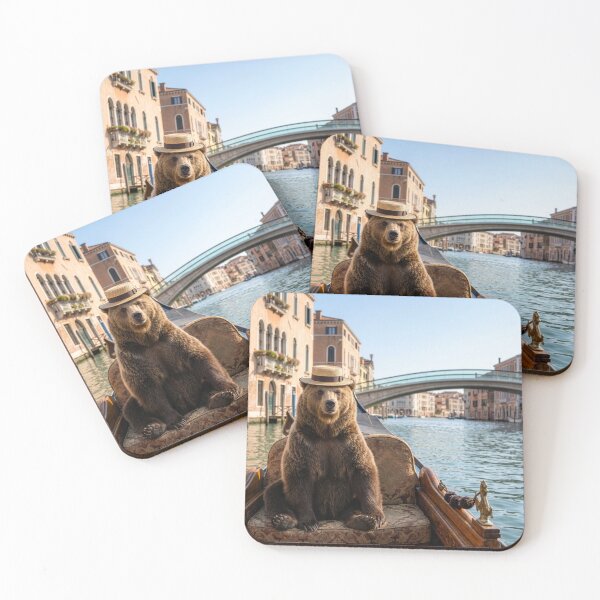 Item preview, Brown Bear Says Buongiorno From Venice designed and sold by Tridentulus.