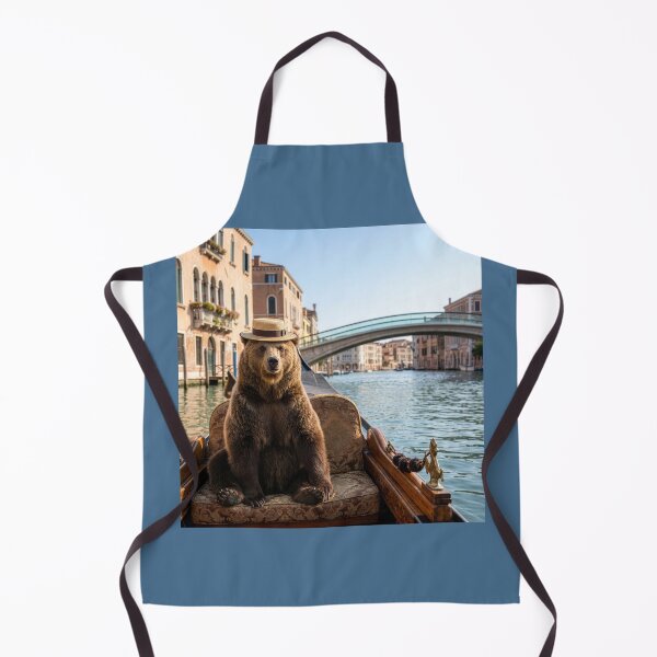 Item preview, Brown Bear Says Buongiorno From Venice designed and sold by Tridentulus.