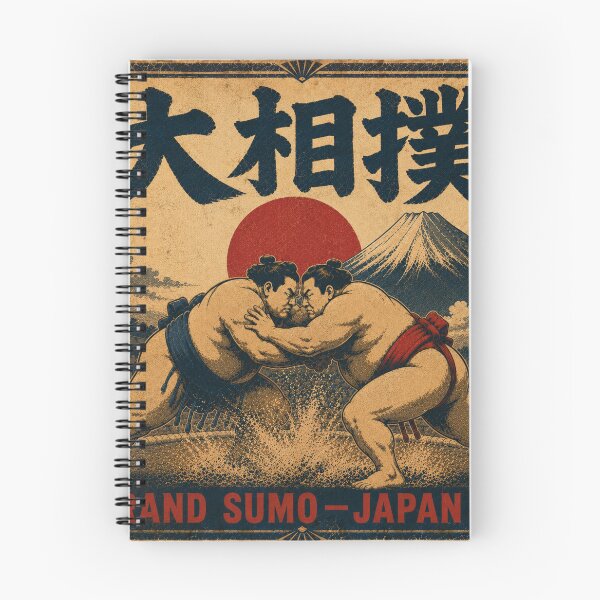 Item preview, Grand Sumo Japan Vintage Japanese Wrestling Poster Sticker T-Shirt Art designed and sold by Locker39.