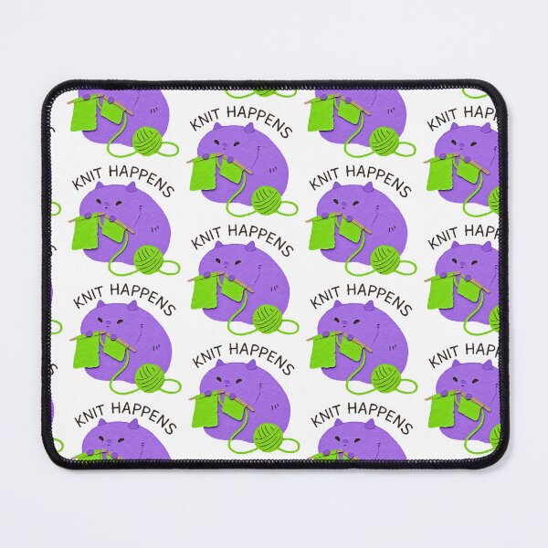 Item preview, Knitting humor Funny gift for knitter ~ KNIT HAPPENS designed and sold by OmStudioz .