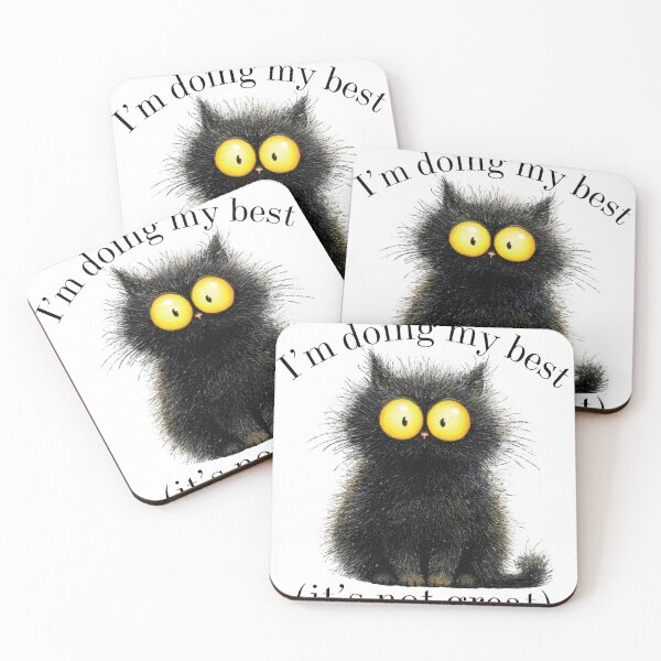 Item preview, I'm Doing My Best (It's Not Great) | Frazzled Cat designed and sold by Starlett Designs.