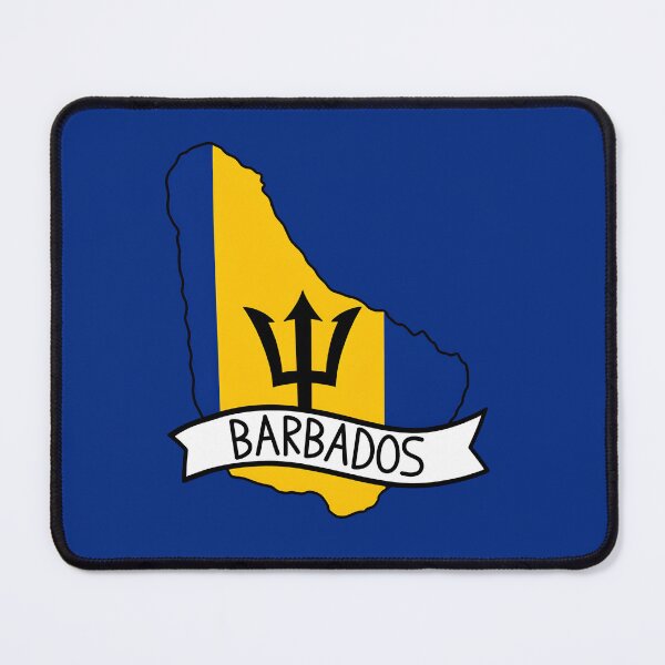 Item preview, Barbados Flag Map | Barbadian Flag Country Map | Patriotic Barbados Gift | Caribbean Travel Souvenir Design designed and sold by ronakris009.