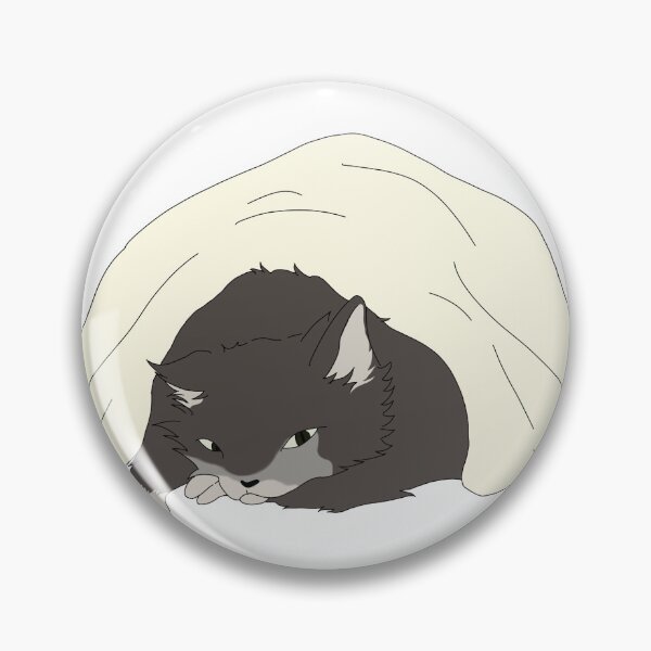 Item preview, Cat under cozy blanket designed and sold by ArtRookie74.