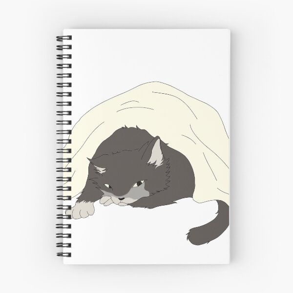 Item preview, Cat under cozy blanket designed and sold by ArtRookie74.