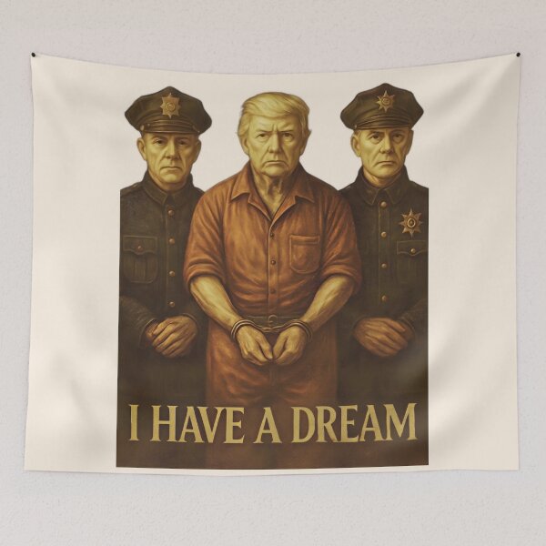 Item preview, Trump Arrest Inmate Portrait Art designed and sold by Voodoo Store Paranormal Collections.