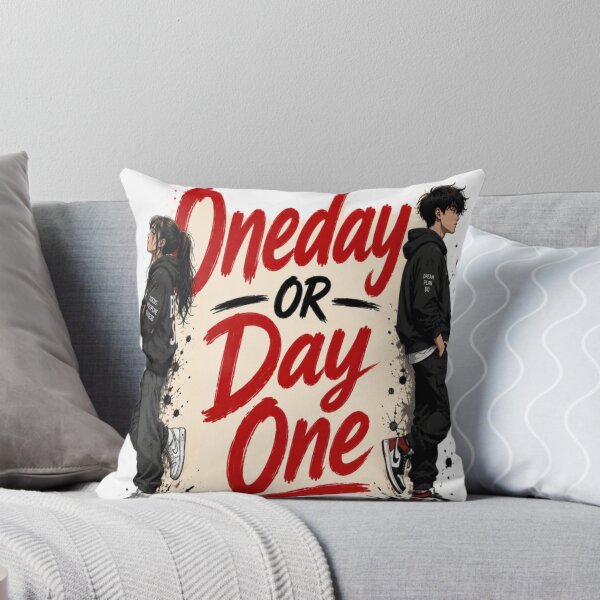 Item preview, One Day or Day One – Motivation Sticker designed and sold by Genzfirevibes.