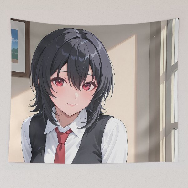 Item preview, Umi Asanagi Second Prettiest Girl Sunlit Classroom Gentle Smile designed and sold by justnickthings.