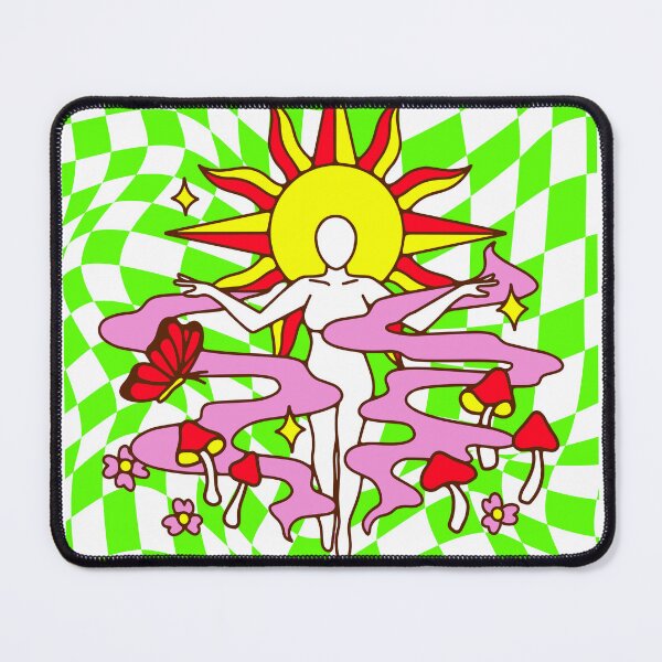 Item preview, Abstract Art with green grid designed and sold by The Retromotel.
