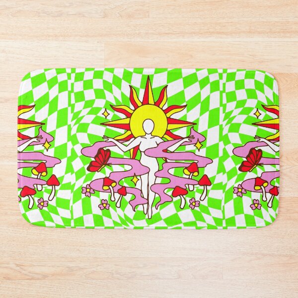Item preview, Abstract Art with green grid designed and sold by The Retromotel.