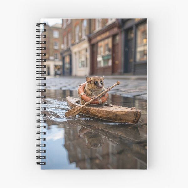 Item preview, Madame Berthe's Mouse Lemur Kayaks Puddle designed and sold by Tridentulus.