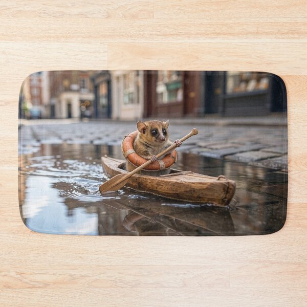 Item preview, Madame Berthe's Mouse Lemur Kayaks Puddle designed and sold by Tridentulus.