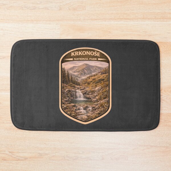 Item preview, Vintage Czechia National Park Travel Print: Krkonoše  designed and sold by PinUpPizzazz.