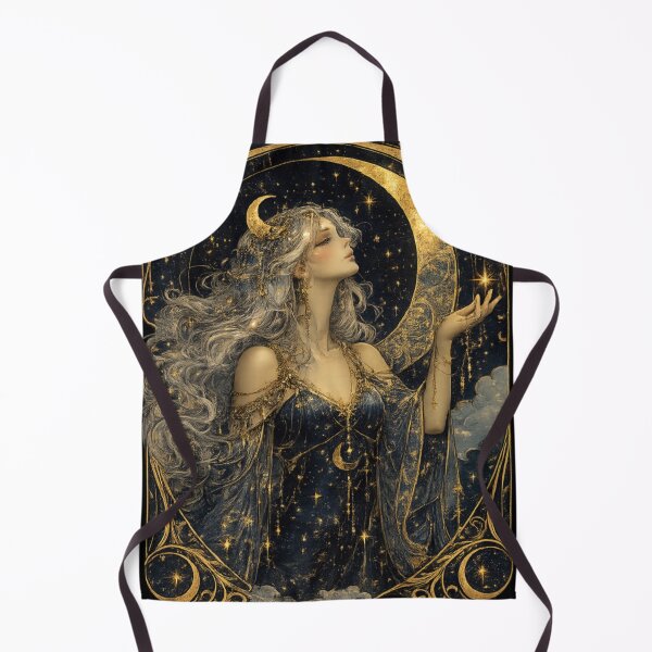 Item preview, Celestial Moon Goddess Art Nouveau designed and sold by Dreamy fantasy design.