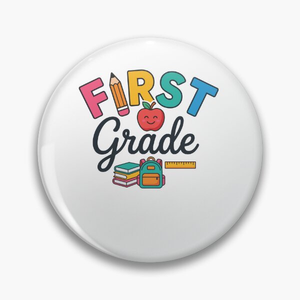 Item preview, First Grade Back to School Cute Apple Kids designed and sold by KroghDs.