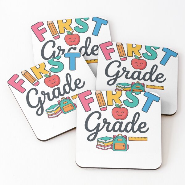 Item preview, First Grade Back to School Cute Apple Kids designed and sold by KroghDs.