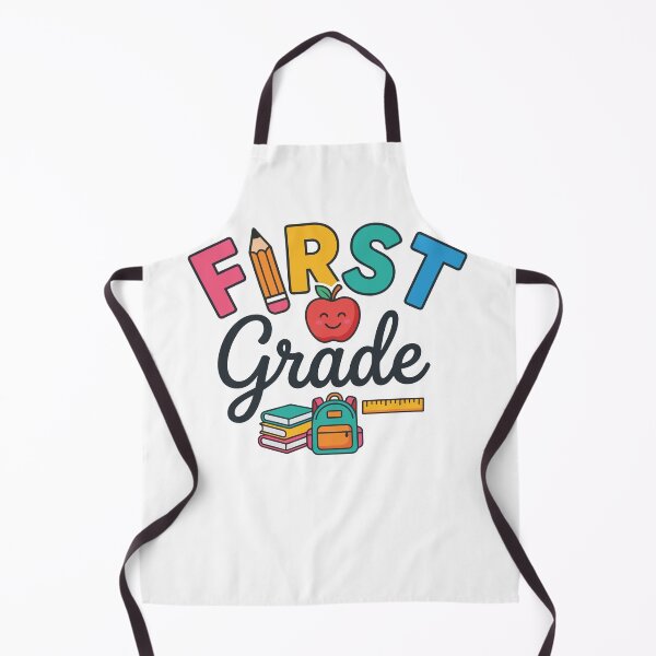 Item preview, First Grade Back to School Cute Apple Kids designed and sold by KroghDs.