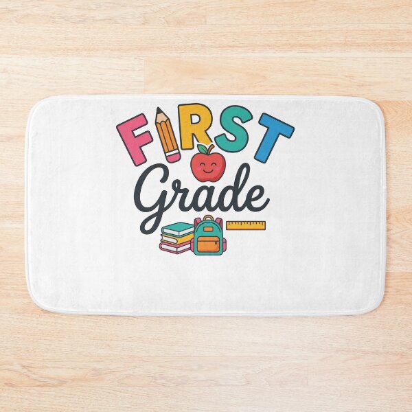 Item preview, First Grade Back to School Cute Apple Kids designed and sold by KroghDs.