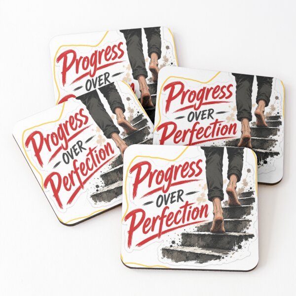 Item preview, Progress Over Perfection – Barefoot Journey Sticker designed and sold by Genzfirevibes.