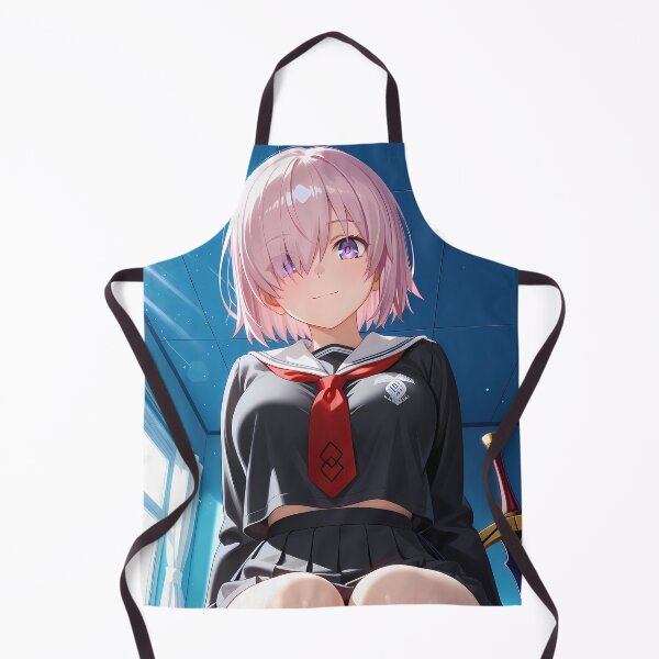 Item preview, Mash Kyrielight Fate Grand Order School Uniform Blue Room Smile designed and sold by justnickthings.