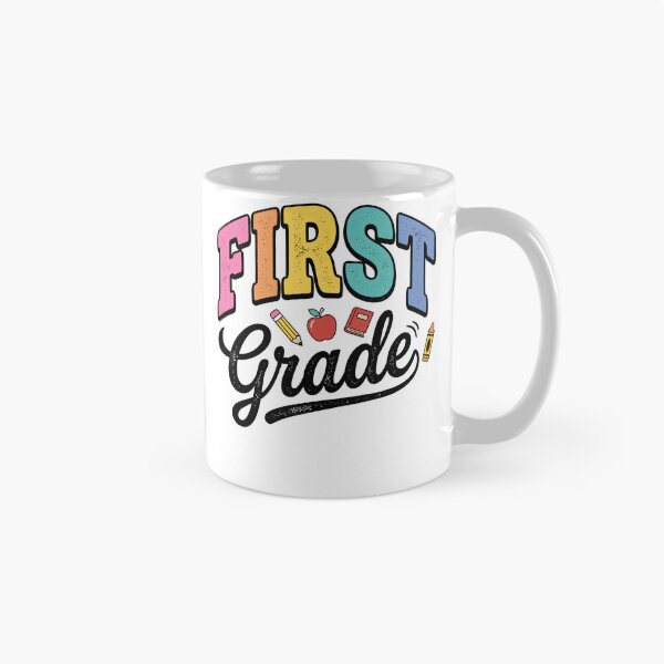 Item preview, First Grade Back to School Retro Kids Teacher designed and sold by KroghDs.