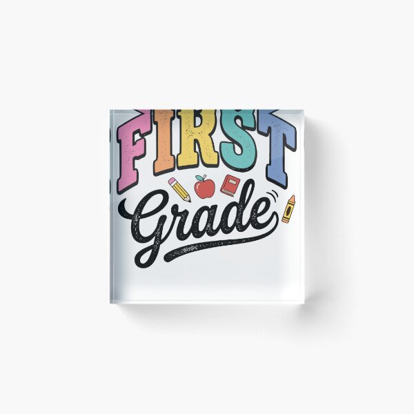 Item preview, First Grade Back to School Retro Kids Teacher designed and sold by KroghDs.