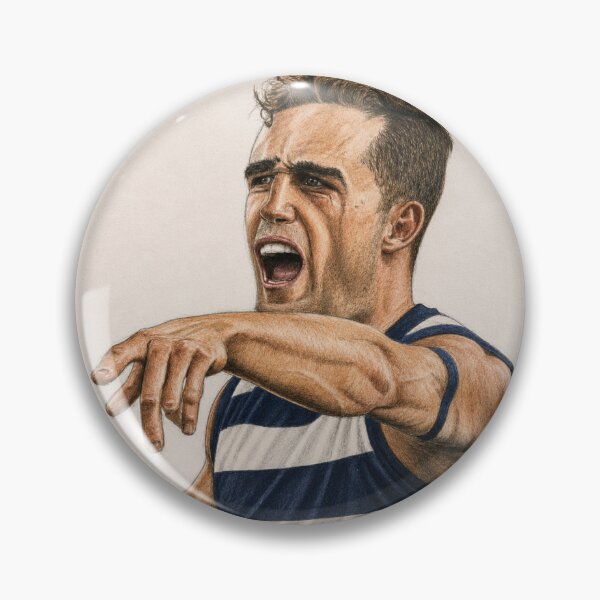 Item preview, Joel Selwood Geelong Cats Drawing designed and sold by Luke Foran Sports Art.