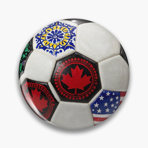 Item preview, Painted International Flags Soccer Ball Art designed and sold by Gallery-yuuna .