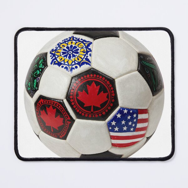Item preview, Painted International Flags Soccer Ball Art designed and sold by Gallery-yuuna .