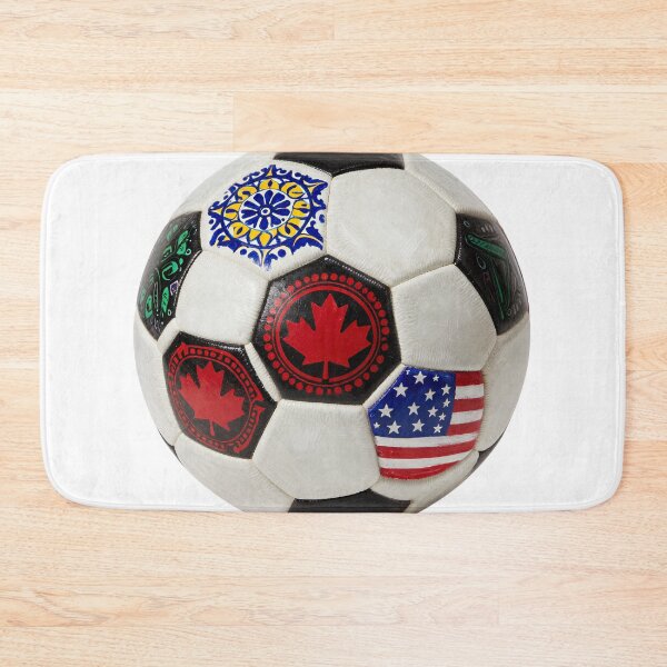 Item preview, Painted International Flags Soccer Ball Art designed and sold by Gallery-yuuna .