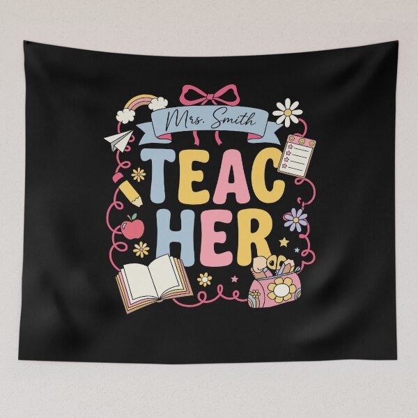 Item preview, Teacher Back to School Cute Pastel Bow designed and sold by KroghDs.