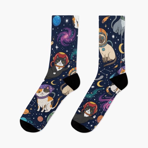 Item preview, Cute Space Cats in Astronaut Helmets Seamless Pattern designed and sold by Vanilla-Girl.