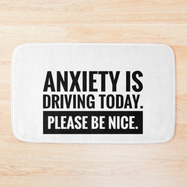 Item preview, Anxiety Is Driving Today Funny Mental Health Humor T-Shirt designed and sold by Wisaka.