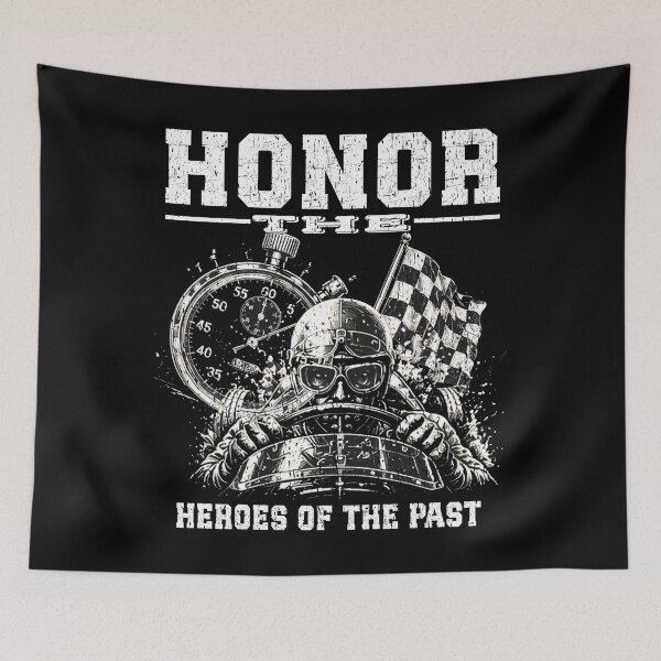Item preview, Honor the Heroes of the Past Vintage Racing Driver Formula Retro Motorsport Racing Fans designed and sold by Jt41.