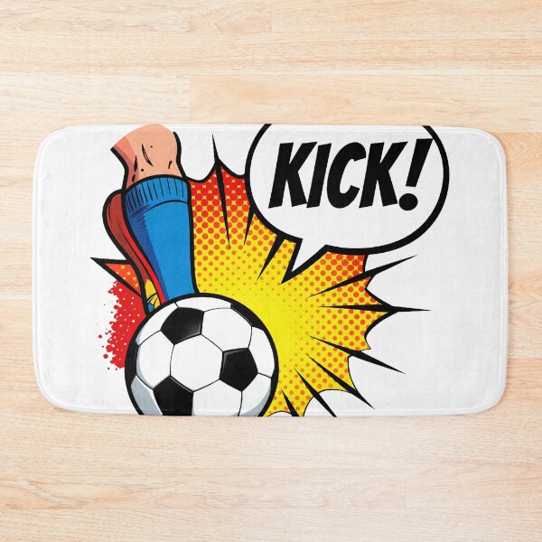 Item preview, Retro Comic Book Soccer Kick Pop Art designed and sold by Gallery-yuuna .