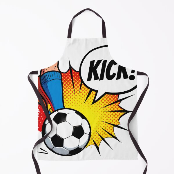 Item preview, Retro Comic Book Soccer Kick Pop Art designed and sold by Gallery-yuuna .