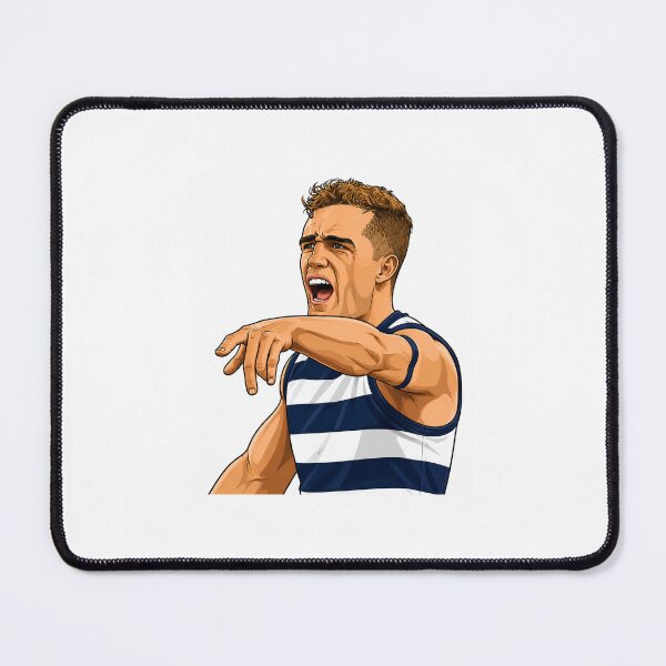 Item preview, Joel Selwood Geelong Cats Drawing Cartoon designed and sold by Luke Foran Sports Art.