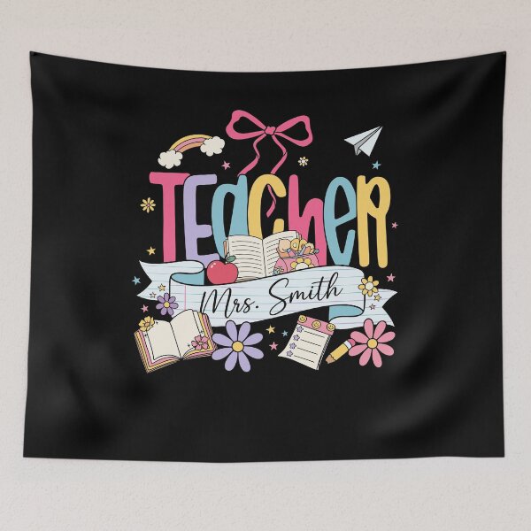 Item preview, Teacher Back to School Cute Pastel Bow designed and sold by KroghDs.