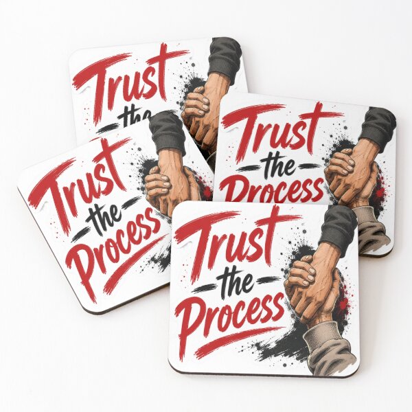 Item preview, Trust the Process – Helping Hands Sticker designed and sold by Genzfirevibes.