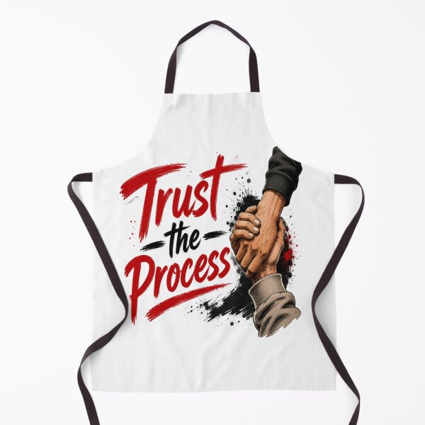 Item preview, Trust the Process – Helping Hands Sticker designed and sold by Genzfirevibes.