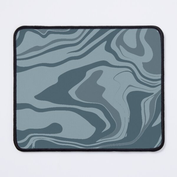 Item preview, Abstract Liquid Marble Pattern in Slate Blue designed and sold by ​Jyoti Digital Artist.