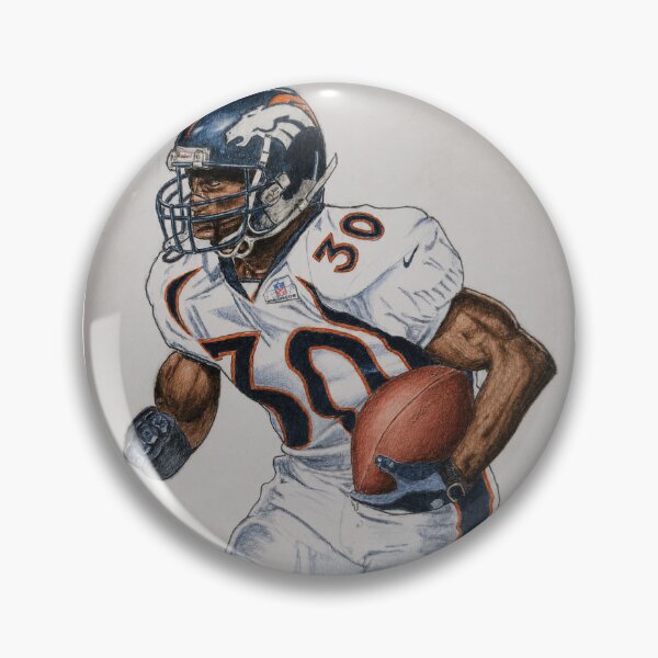 Item preview, Terrell Davis Denver Broncos Superbowl NFL designed and sold by Luke Foran Sports Art.