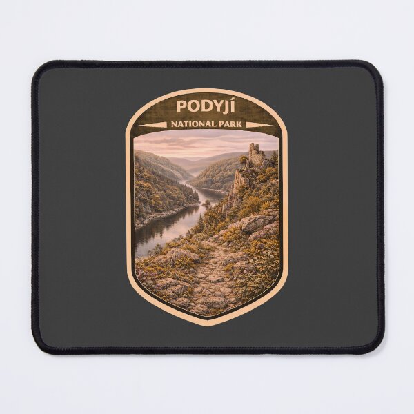 Item preview, Vintage Czechia National Park Travel Print: Podyjí   designed and sold by PinUpPizzazz.