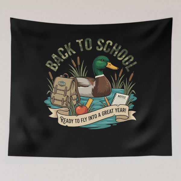 Item preview, Back to School Mallard Duck Camo Boys Kids designed and sold by KroghDs.