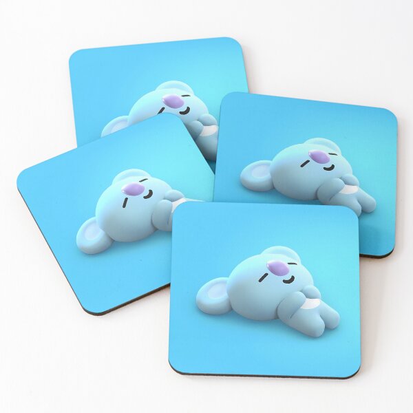 Item preview, Cute 3D Sleepy Blue Koala - Kawaii Dreaming Chibi Animal Sticker designed and sold by Billy Morfo™.