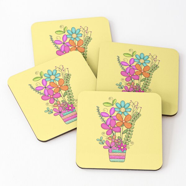 Item preview, Brighten Your Day Flowers designed and sold by Kendall Rose Doodles.