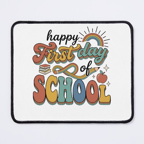 Item preview, Groovy Happy First Day of School Retro Kids designed and sold by KroghDs.