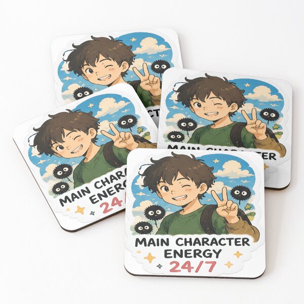Item preview, Main Character Energy 24/7 Sticker designed and sold by echoartstd.