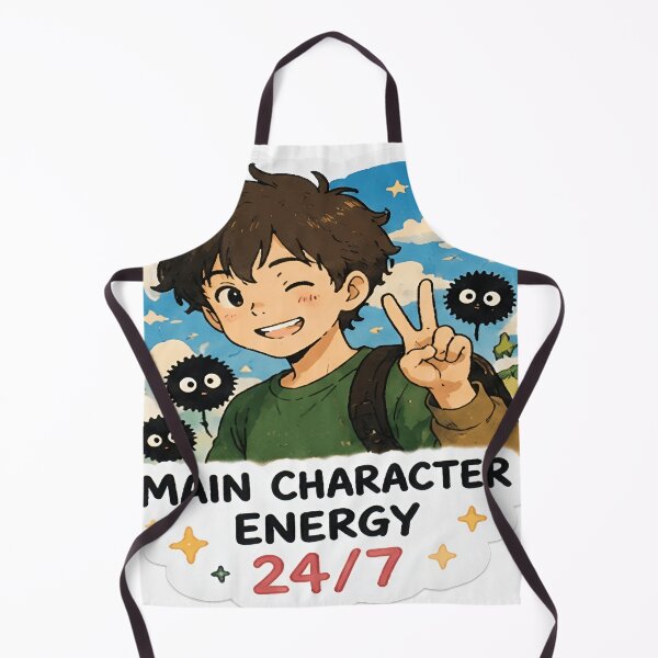 Item preview, Main Character Energy 24/7 Sticker designed and sold by echoartstd.